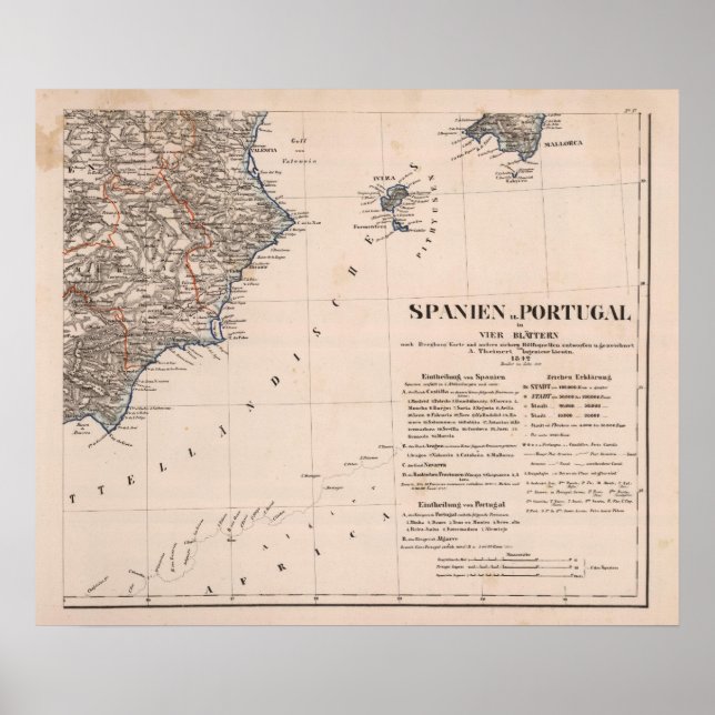 Südspanien Poster (Vorne)