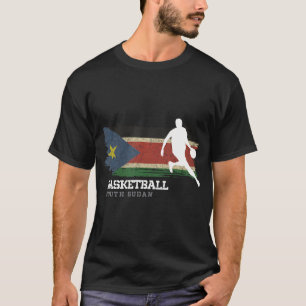 Südsudan Basketball Team Ball Mens Basketball T-Shirt