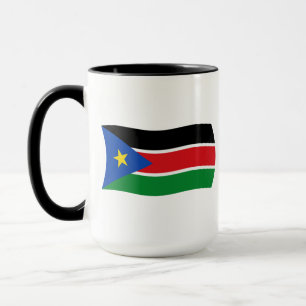 Südsudan Flag-Tasse Tasse