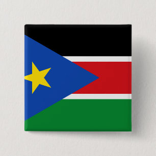 Südsudan-Flagge Button