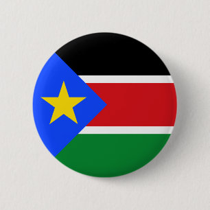 Südsudan-Flagge Button