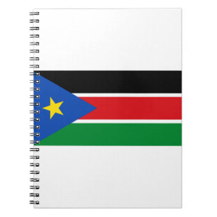 Südsudan-Flagge Notizblock