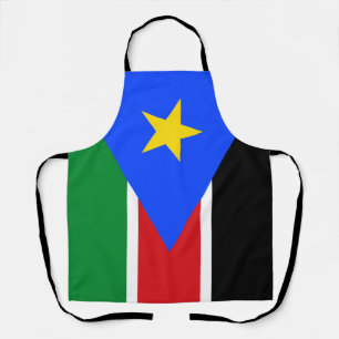 Südsudan-Flagge Schürze