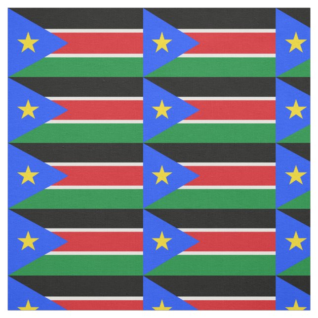Südsudan-Flagge Stoff (Muster)