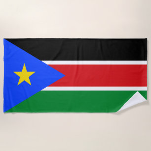 Südsudan-Flagge Strandtuch