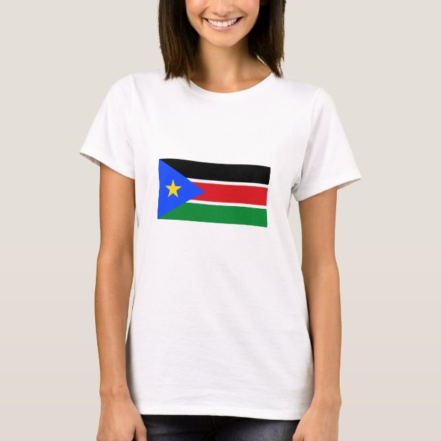 Südsudan-Flagge T-Shirt (Vorderseite)