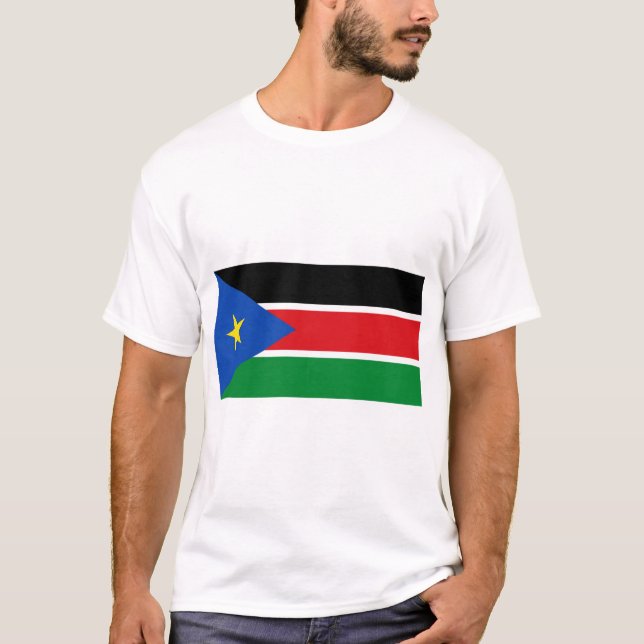 Südsudan-Flagge T-Shirt (Vorderseite)