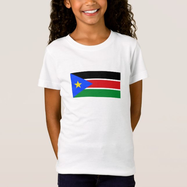 Südsudan-Flagge T-Shirt (Vorderseite)