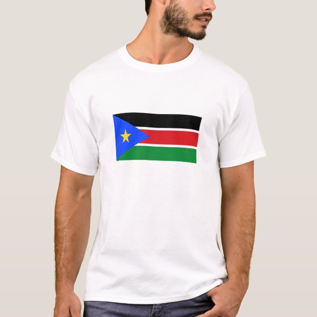 Südsudan-Flagge T-Shirt (Vorderseite)
