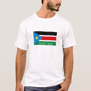 Südsudan-Flaggenandenkent-shirt T-Shirt