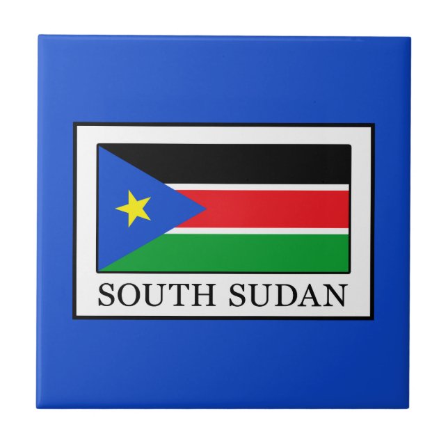 Südsudan Fliese (Vorderseite)