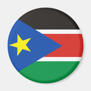 Südsudan-Land-lange Flagge Symbol Magnet