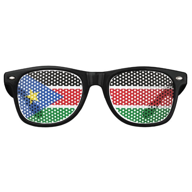 Südsudan Partybrille (Vorderseite)