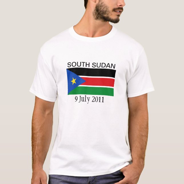 Südsudan-Staatsflagge T-Shirt (Vorderseite)