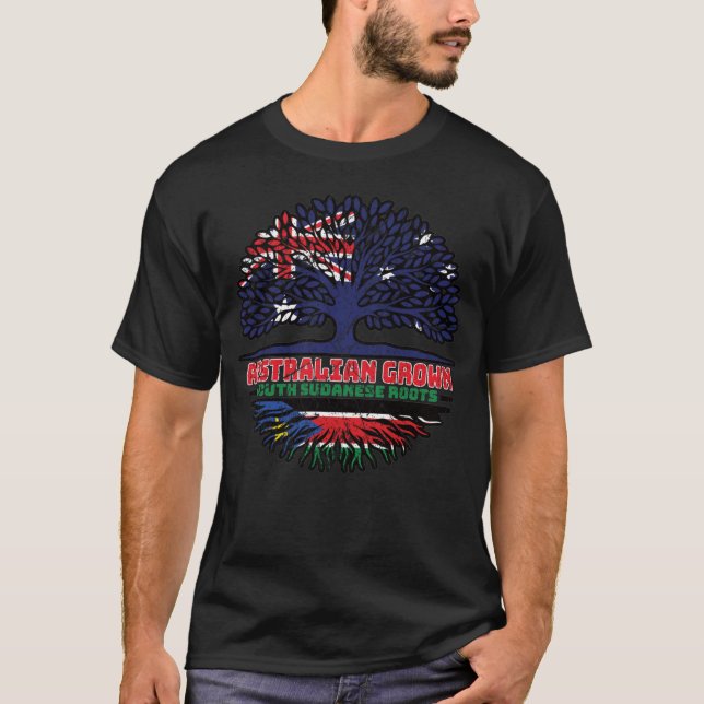 Südsudan Südsudanesisch Australien T-Shirt (Vorderseite)