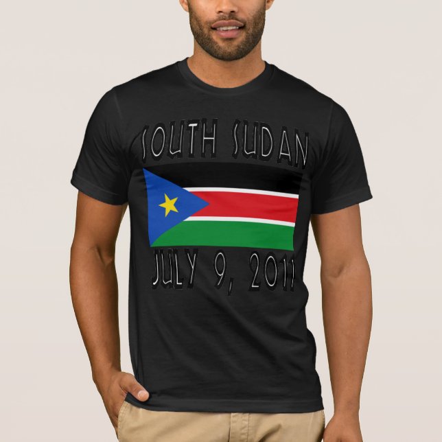 Südsudan-T-Shirt T-Shirt (Vorderseite)