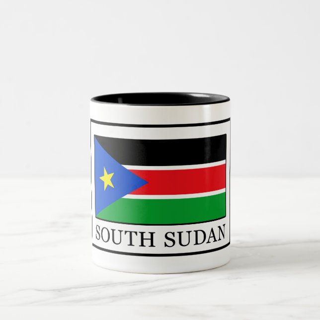 Südsudan Zweifarbige Tasse (Mittel)