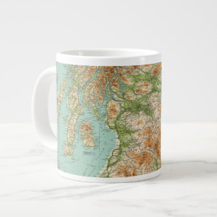 Südteil Schottlands Jumbo-Tasse