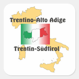 Südtirol – Alto Adige - Italien - Italia Aufkleber