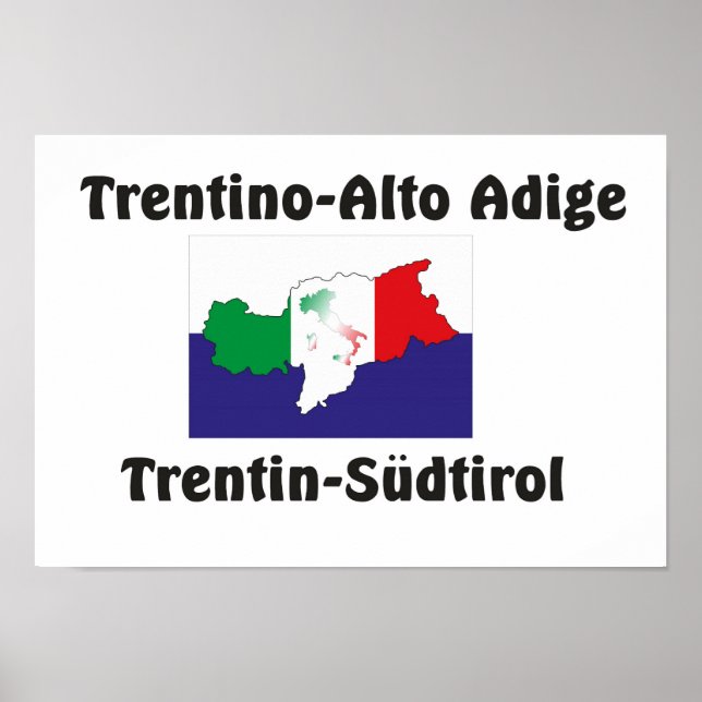 Südtirol – Alto Adige - Italien - Italia Poster (Vorne)