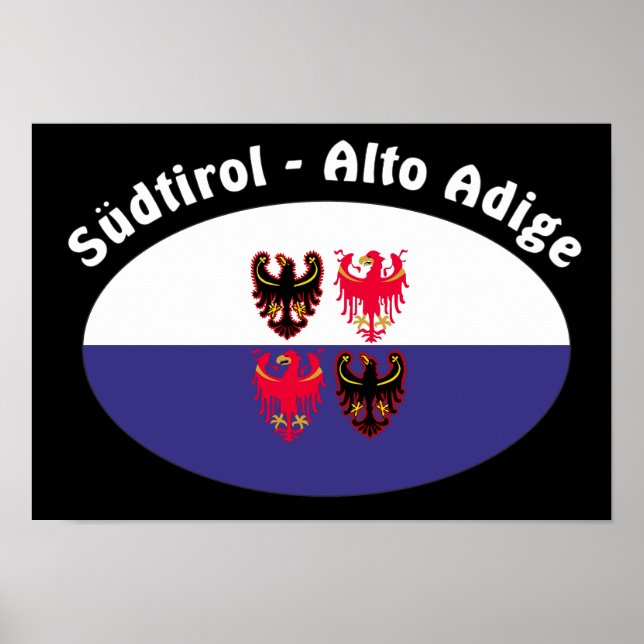 Südtirol – Alto Adige - Italien - Italia Poster (Vorne)