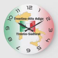 Südtirol - Alto Adige - Italien - Italia Uhr