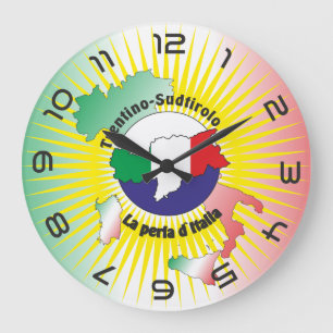 Südtirol - Alto Adige - Italien - Italia Uhr