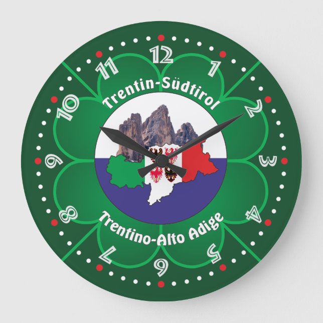 Südtirol - Alto Adige - Italien - Italia Uhr (Vorderseite)
