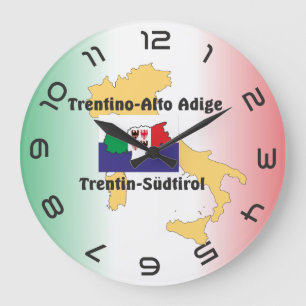 Südtirol - Alto Adige - Italien - Italia Uhr