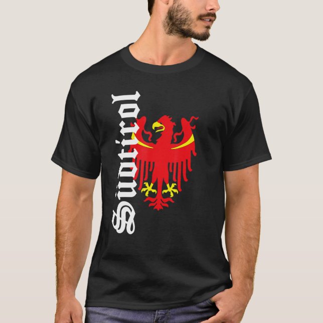 Südtirol mit Wappen T-Shirt (Vorderseite)
