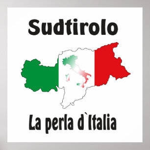 Südtirol - Südtirol - Italien - Italienisches Post Poster