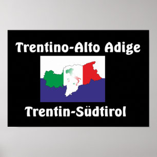 Südtirol - Südtirol - Italien - Italienisches Post Poster