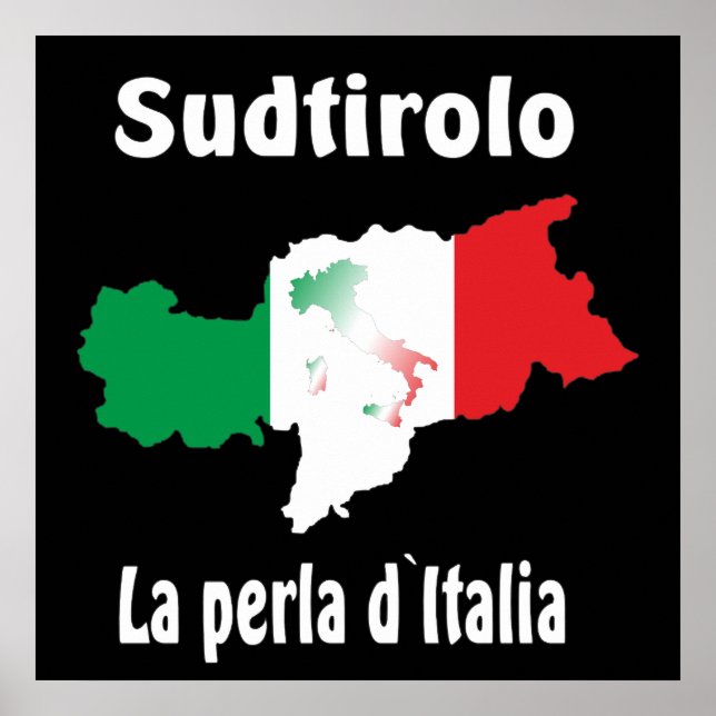 Südtirol - Südtirol - Italien - Italienisches Post Poster (Vorne)