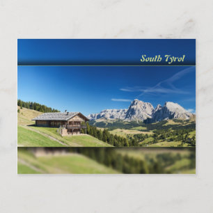 Südtiroler Bergpanorama Postkarte