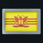 Südvietnamesische Militärbelt Rechteckige Gürtelschnalle<br><div class="desc">Südvietnam - Militärschnalle</div>