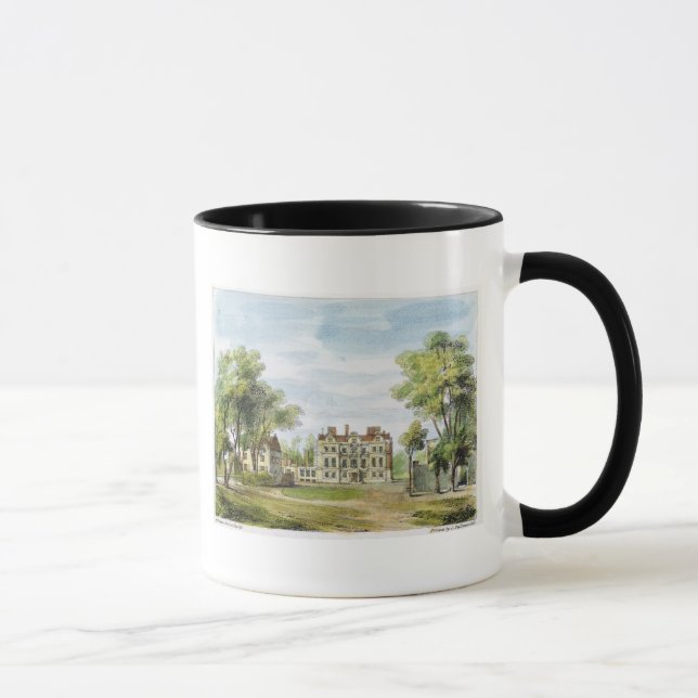 Südwärts vorderer, alter Palast, Kew arbeitet im Tasse (Rechts)