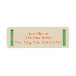 Südwest-Adressetikett