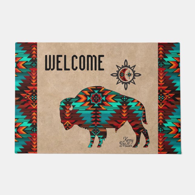 Südwest Buffalo Doormat Fußmatte (Vorderseite)