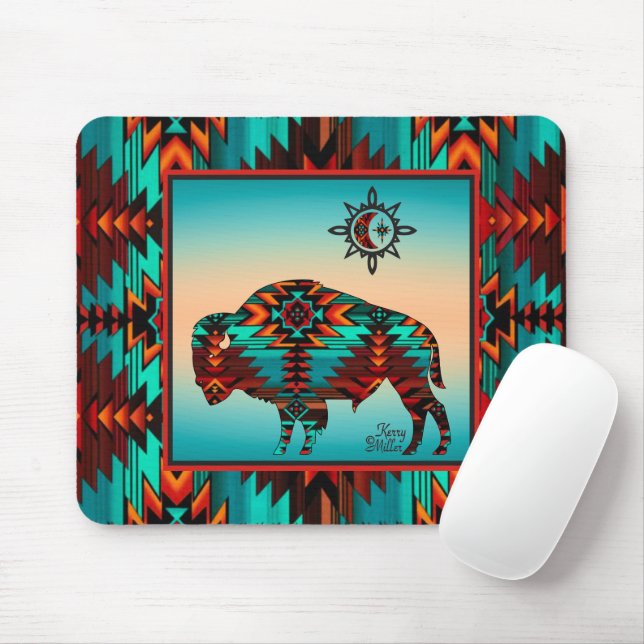 Südwest Buffalo Mouse Pad Mousepad (Mit Mouse)