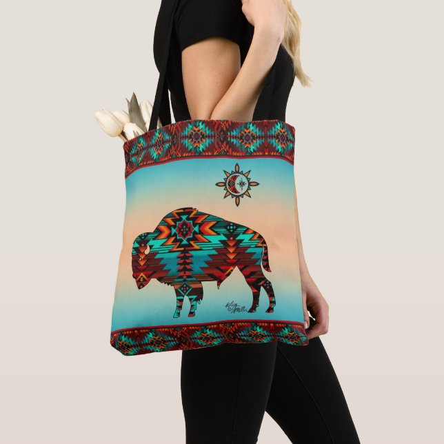 Südwest Buffalo Tote Bag (Von Nahem)