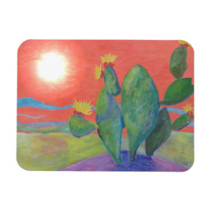 Südwest Cactus Sunset Magnet