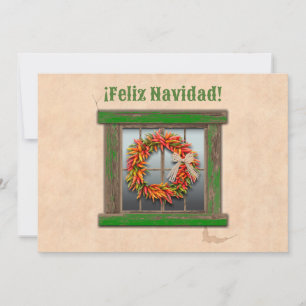 Südwest Chile Ristra Wreath Flat Holiday Card Feiertagskarte