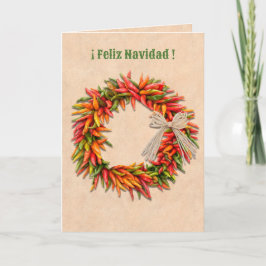 Südwest Chile Wreath Feliz Navidad Weihnachten Karte