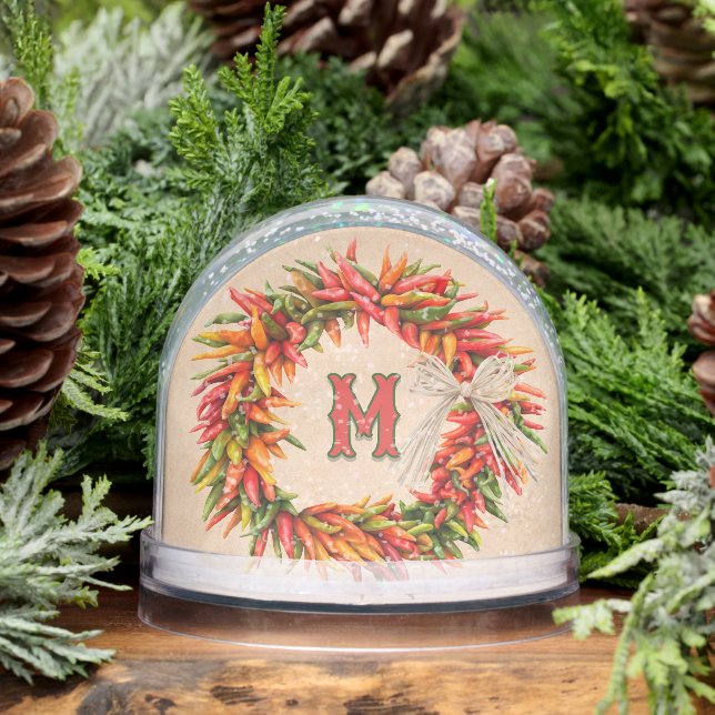 Südwest-Chile Wreath Personalisiert Schneekugeln (Winter)