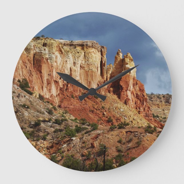 Südwest Cliffs Wall Clock Große Wanduhr (Vorderseite)
