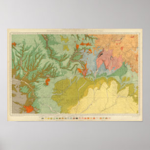 Südwest Colorado und Teile von New Mexico Poster