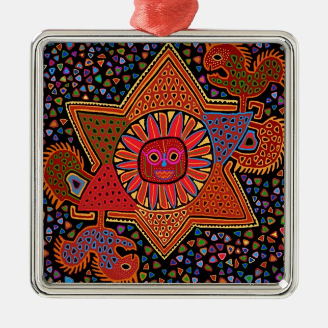 Südwest Del Sol Ornament Aus Metall (Vorne)