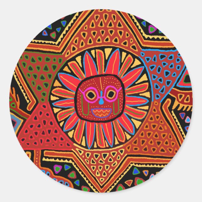 Südwest Del Sol Runder Aufkleber (Vorderseite)