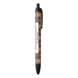 Südwest Design Adobe Gray Brown Tribal Muster Kugelschreiber