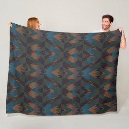 Südwest Design Aztec Print Decorative Blanket Fleecedecke